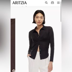 WILFRED POSE TOP MOCHA BROWN - SMALL